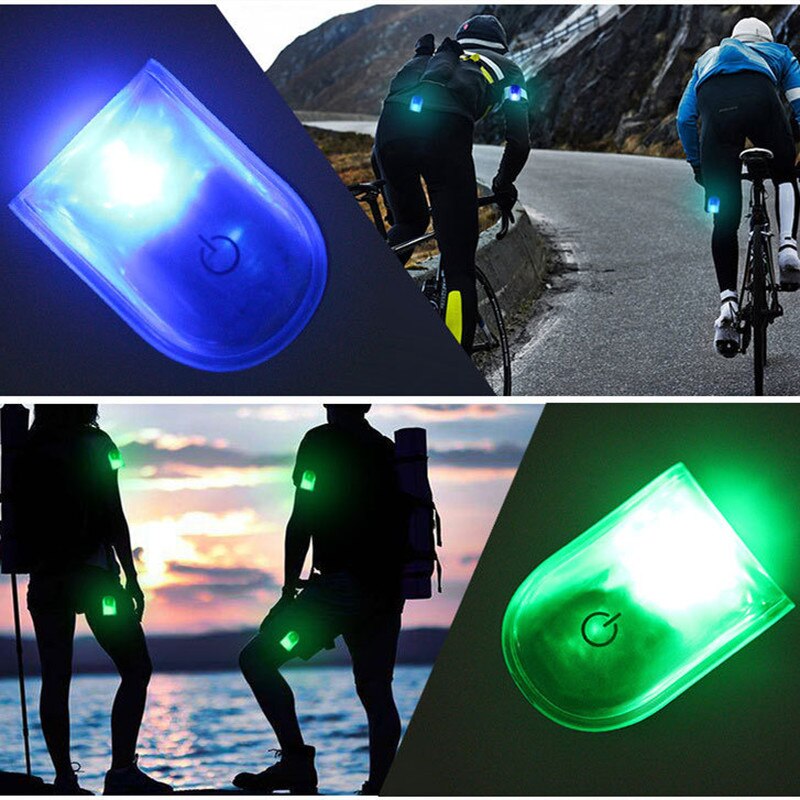 draussen Sport Nacht Laufende Licht Magnet Joggen LED Arm Bein Warnung Tragbare Reiten Fahrrad Fahrrad Party glühend 2 Modi