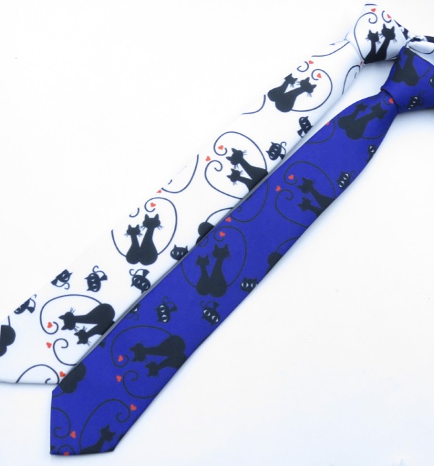 ! corbata para hombre Skinny de 6 cm, corbata de dibujos animados con de gato, corbata delgada, corbata de Jacquard, corbata celebración boda informal a la para hombre