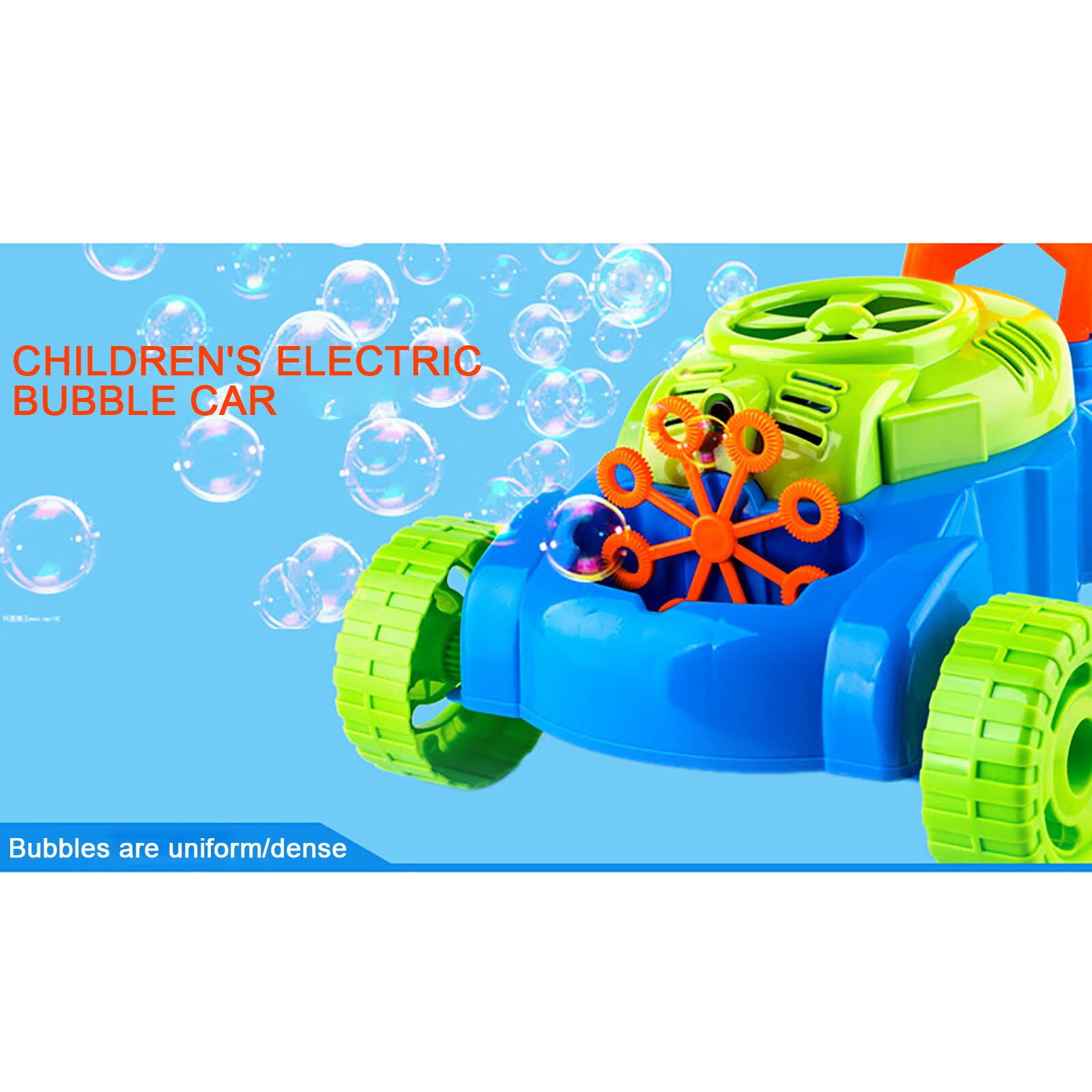 Bubble Mower for Toddlers, Kids Bubble Blower Machine Lawn Games, Summer Outdoor Push Toys, Easter Toys Birthday for Presc