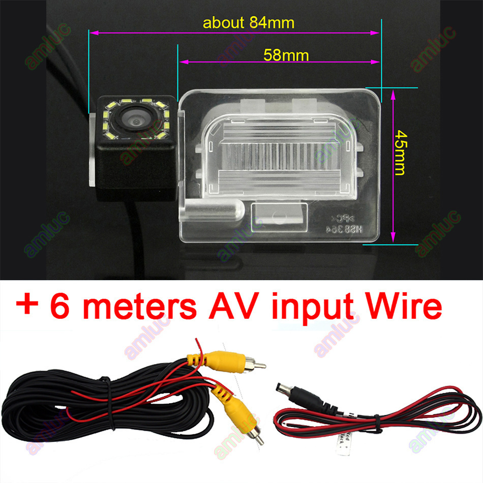 For Kia K5 Optima JF Forte K3 Cerato YD Cerato Rio Car Reverse Parking Rear View Wireles Vehicle Camera: 12led Rear Camera