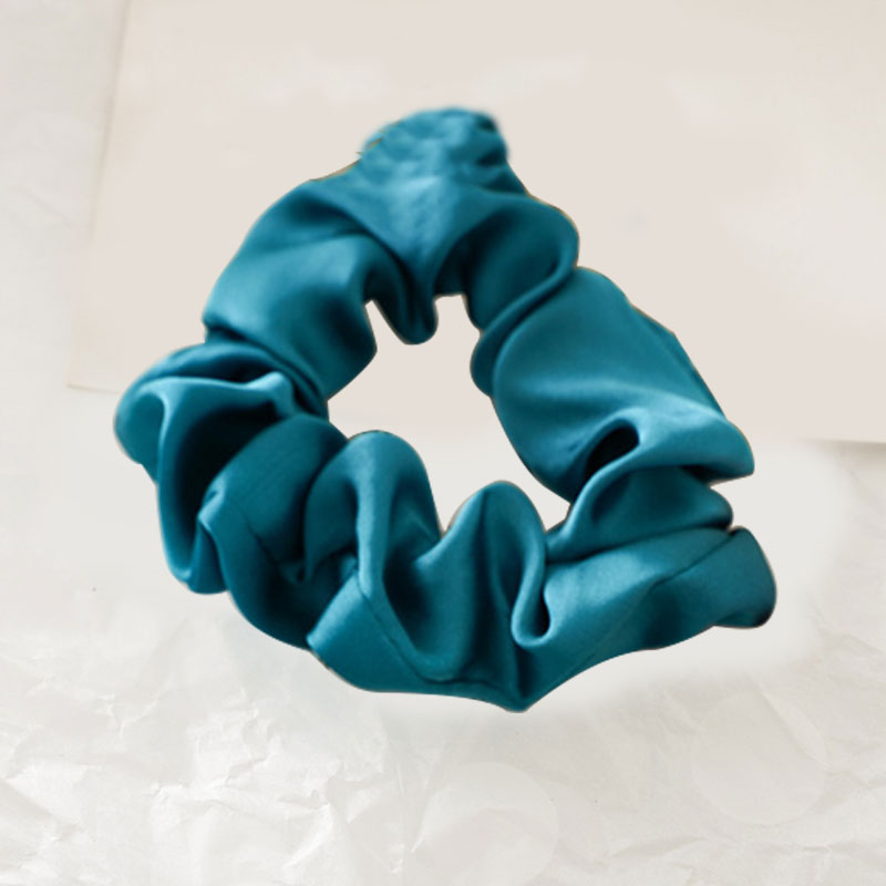 Noir blanc Fine pas cher velours élastique bandes de cheveux Scrunchy cheveux corde pour femmes filles cheveux toilettage accessoires gros bijoux: green