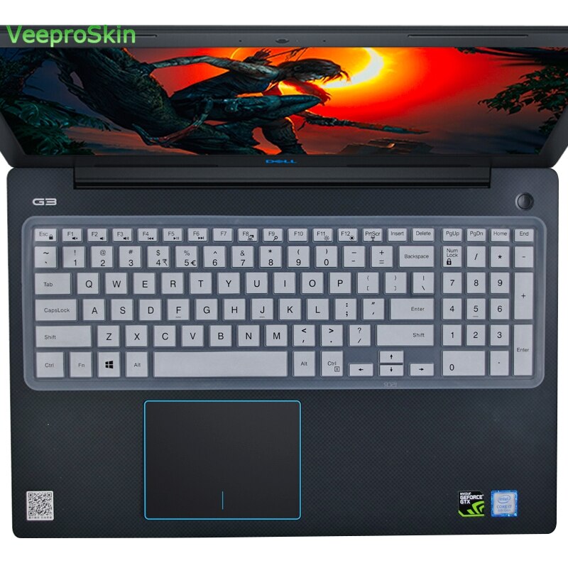 Laptop Notebook Silicone keyboard cover skin for Dell Inspiron I15 3567 3567 3559 3576 3583 3585 5566 5583 5584 15.6 inch