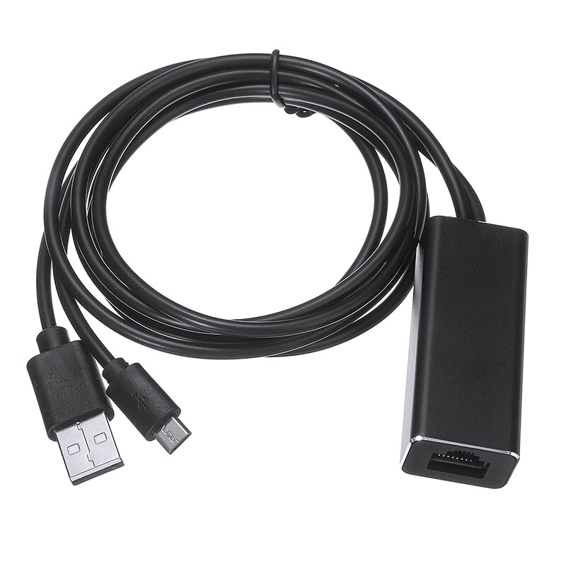 5V/1A-5V/2A Micro USB 100m Network Card High Speed 10/100Mbps Ethernet Adaptor Cable For Fire TV Stick
