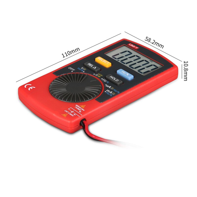 UNI-T Handheld Multimeter, Automatische Uitschakeling, Relatieve Waarde/Data Retentie, Weerstaan Voltage Test