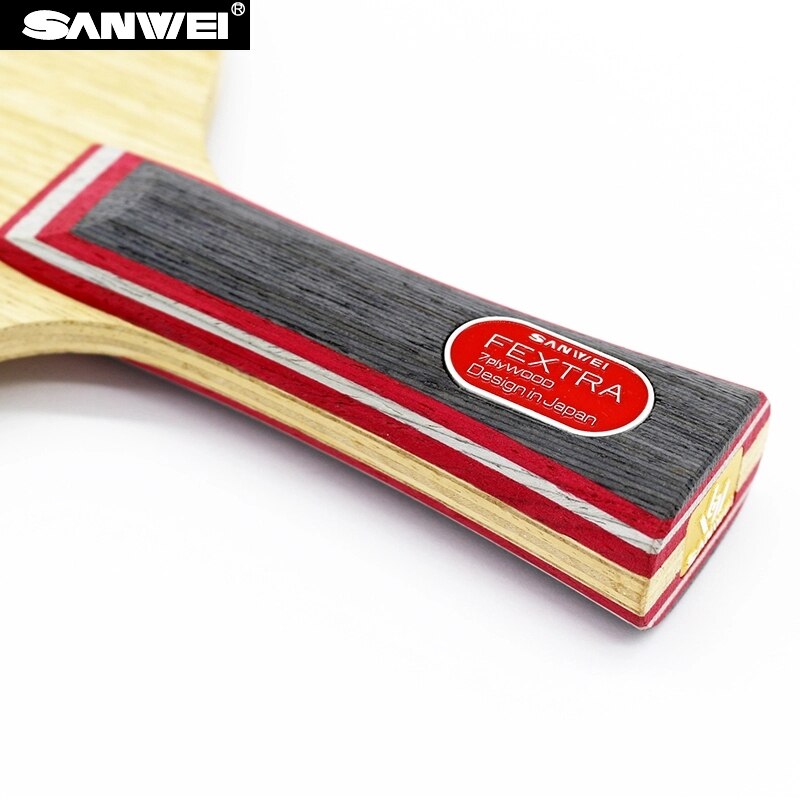 SANWEI – raquette de Tennis de Table FEXTRA 7, 7 lames en bois plaqué, technologie japonaise, Structure stiga clipper CL