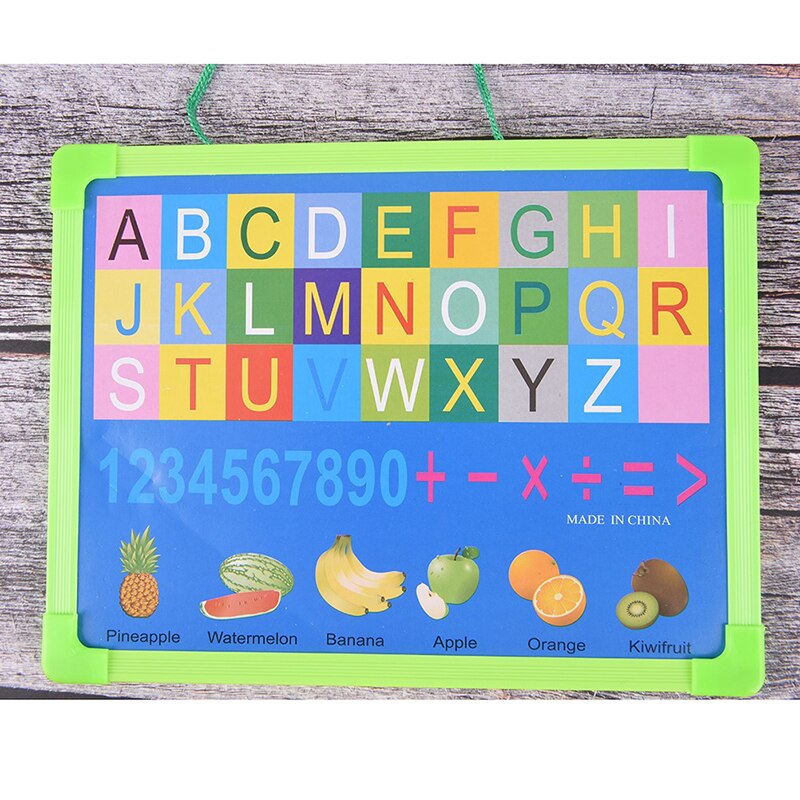 1 Pcs Writing Tablet Kids Whiteboard Dry Wipe Board Mini Drawing Small Hanging Board With Marker Pen 18.5cm*24.5cm