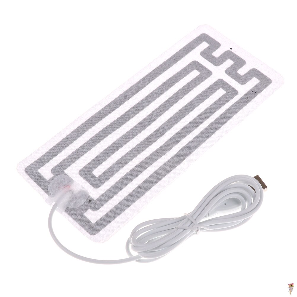 Usb varmeelement filmvarmer oppvarmede innleggssåler 8*18cm vinter utendørs sport ski varme innleggssåler holde varmen for menn dame sko