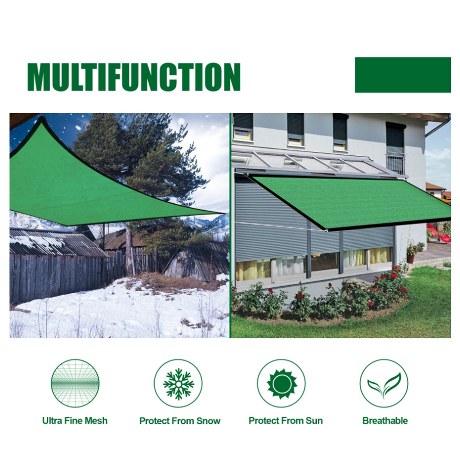 Plant Shade Cloth Plant Umbrella Shade For Potted Plants Sunblock Mesh Shade Windscreen Protection For Garden Kennel Fence