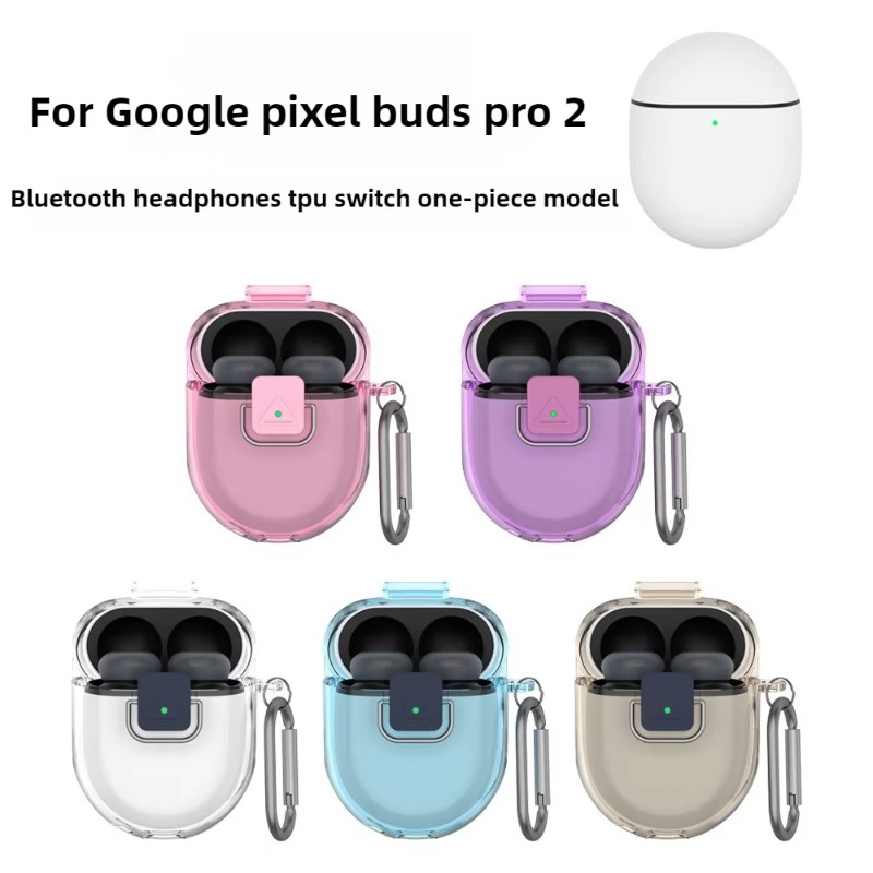 Funda protectora para Google Pixel Buds Pro 2, funda para auriculares Bluetooth, interruptor de TPU, modelo integrado, estuche rígido Simple