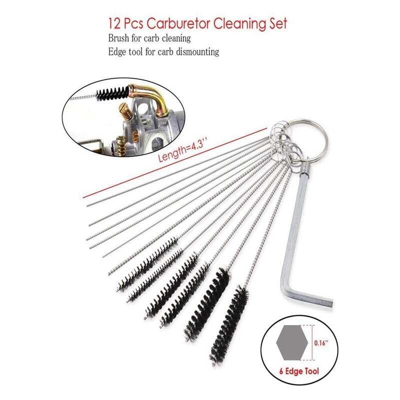 Top10Pcs Carburetor Adjustment Screwdriver Carburator Tool Kit for Engine Trimmer Weedeater Chainsaw