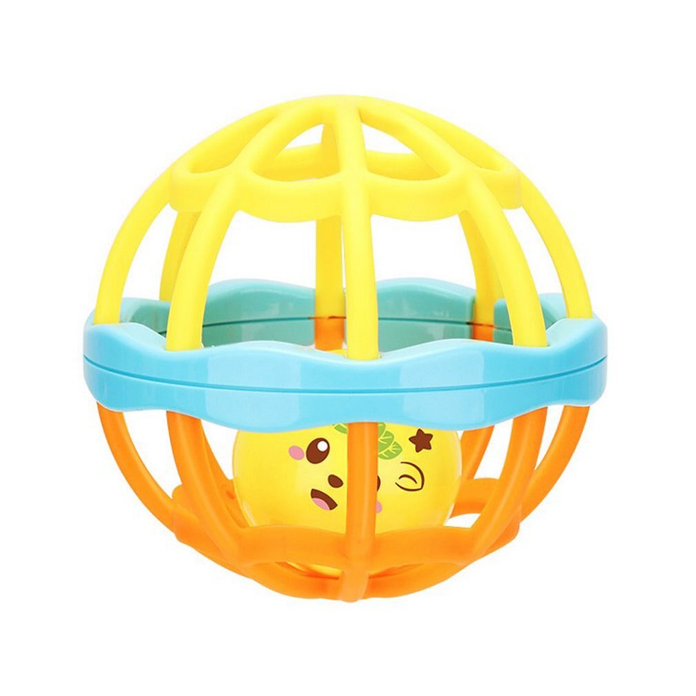 Newborn Toy Baby Toys Puzzle Hand Ball Hole Ball Rattle Soft Ball Enhancing vocabulary and language skills: Default Title