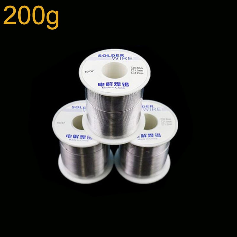 1 stk 0.8 1.0mm sveisejern lodding  sn25 pb 75 tinn bly fluss loddetråd 200g