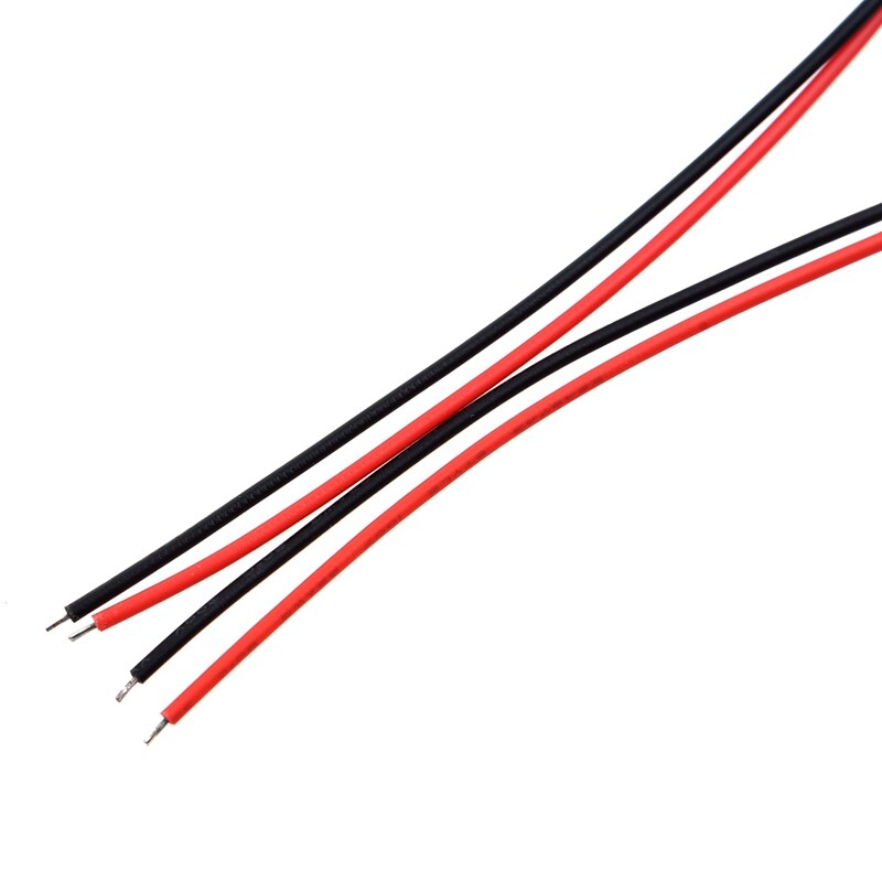 2x 18 Gauge AWG Silicone Rubber Wire Cable Red Black Flexible & 10 Pairs 150mm JST Connector Plug Cable Line Male+Female For