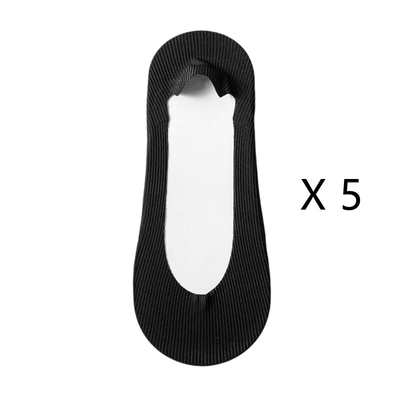 5 paar damessokken zomer ijszijde ademende pantoffels sokken onzichtbare effen kleur naadloze antislip sokken dames comfort