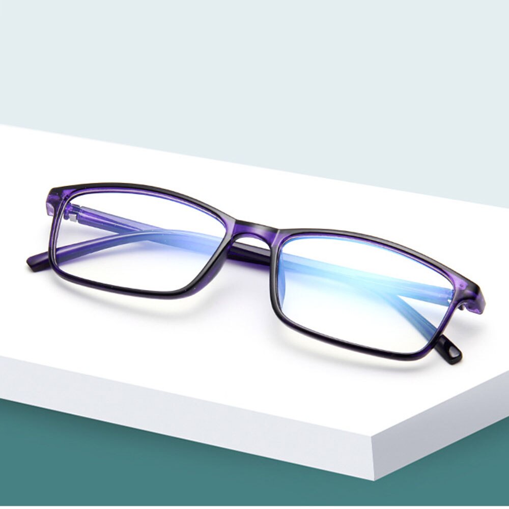 Anti Blue Light Glasses Ray Fatigue Protection Blocking Goggles Eye Square Radiation Computer Glasses Unisex Alloy