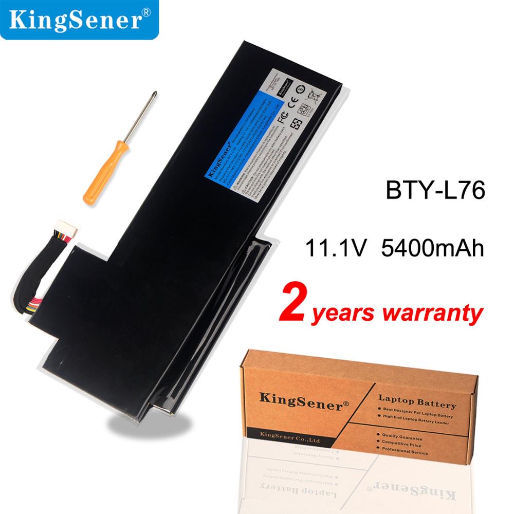 KingSener BTY-L76 Laptop Battery For MSI GS70 MS-1771 MS-1772 MS-1774 2QC-019XCN For Medion Erazer X7615 X7613 5400mAh