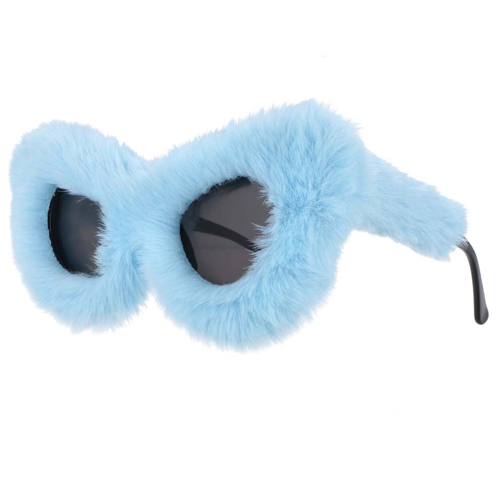 Gafas De Sol De ojo De gato para mujer, lentes De terciopelo De piel suave, estilo Punk, a la , UV400, hechas a mano, 54190: Oro