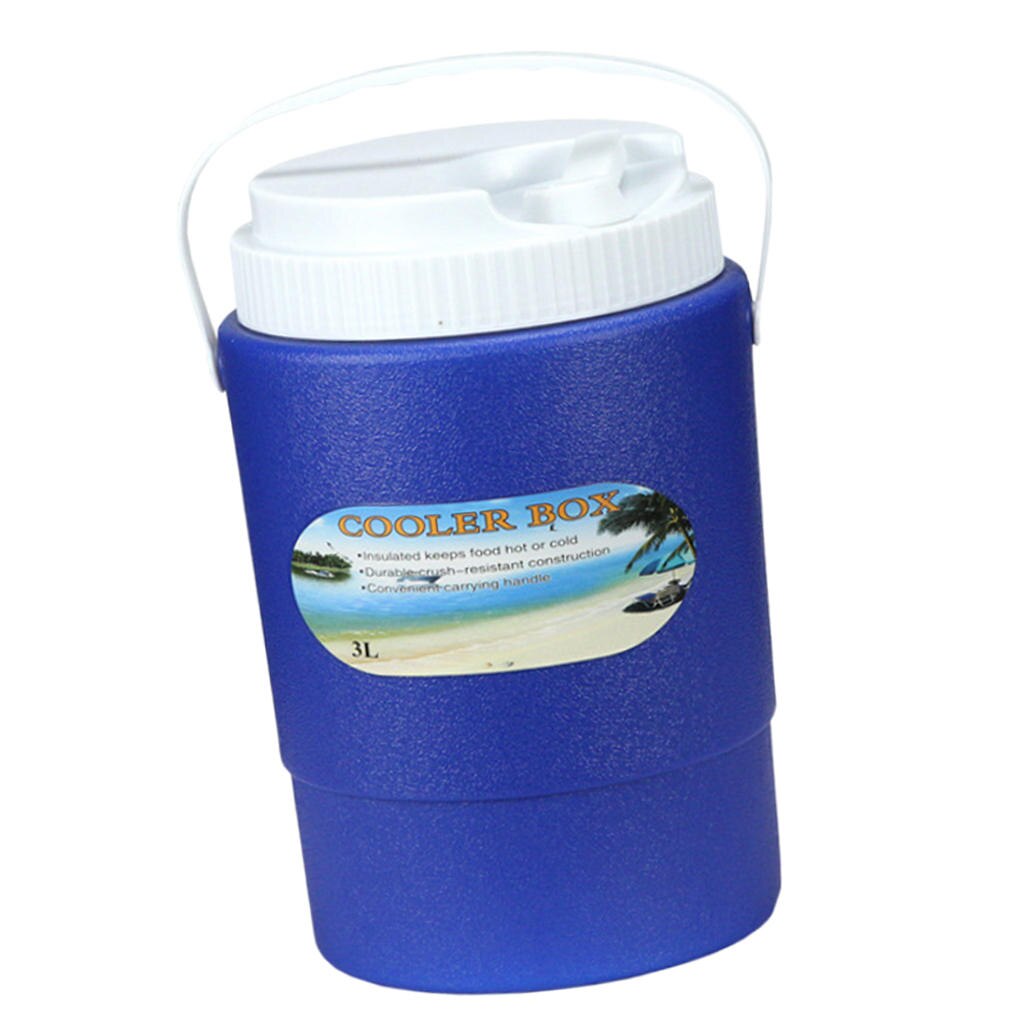 Insulated Camping Cooler Box Ice Bucket for Food Beverage Drinks Fruits Container, Ice Cool