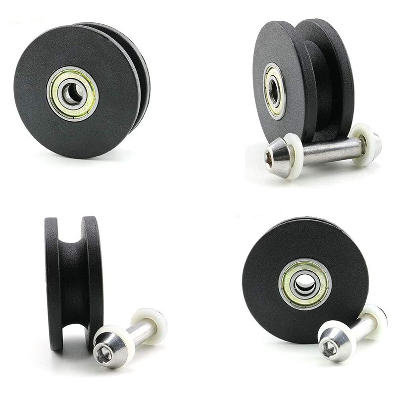 Stainless Steel 304 Single Wheel Swivel Pulley Blocks Loading Fitness Tractions Wheel/Lifting Pulley/Hanging Wheel NOV99
