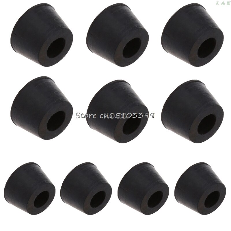 20 Pcs Rubber Instrument Case Non-slip Cabinet Box Foot Bumpers Feet 17x10x14mm M12