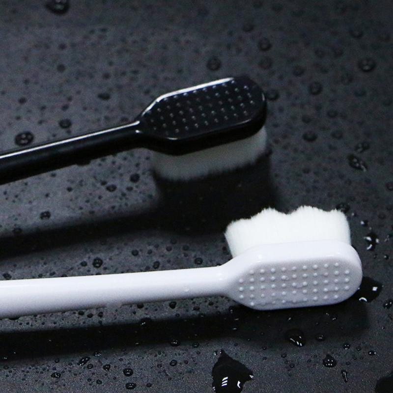 Micron Ten Thousand Hair Toothbrush Superfine Super Soft Hair Small Head Toothbrush Anti-skid Handle Deep Cleaning Oral Supplies