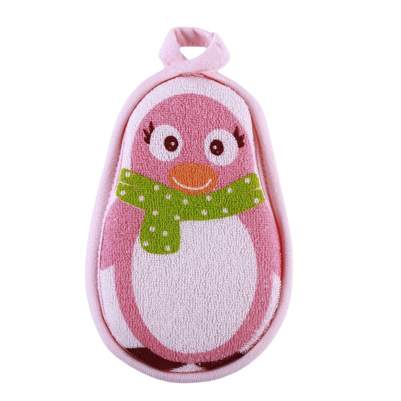 Pasgeboren Care Producten Baby Douche Bad Spons Wrijven Baby Peuter Kinderen Bad Borstels Katoen Wrijven Body Wash Handdoek Accessoires: Pink