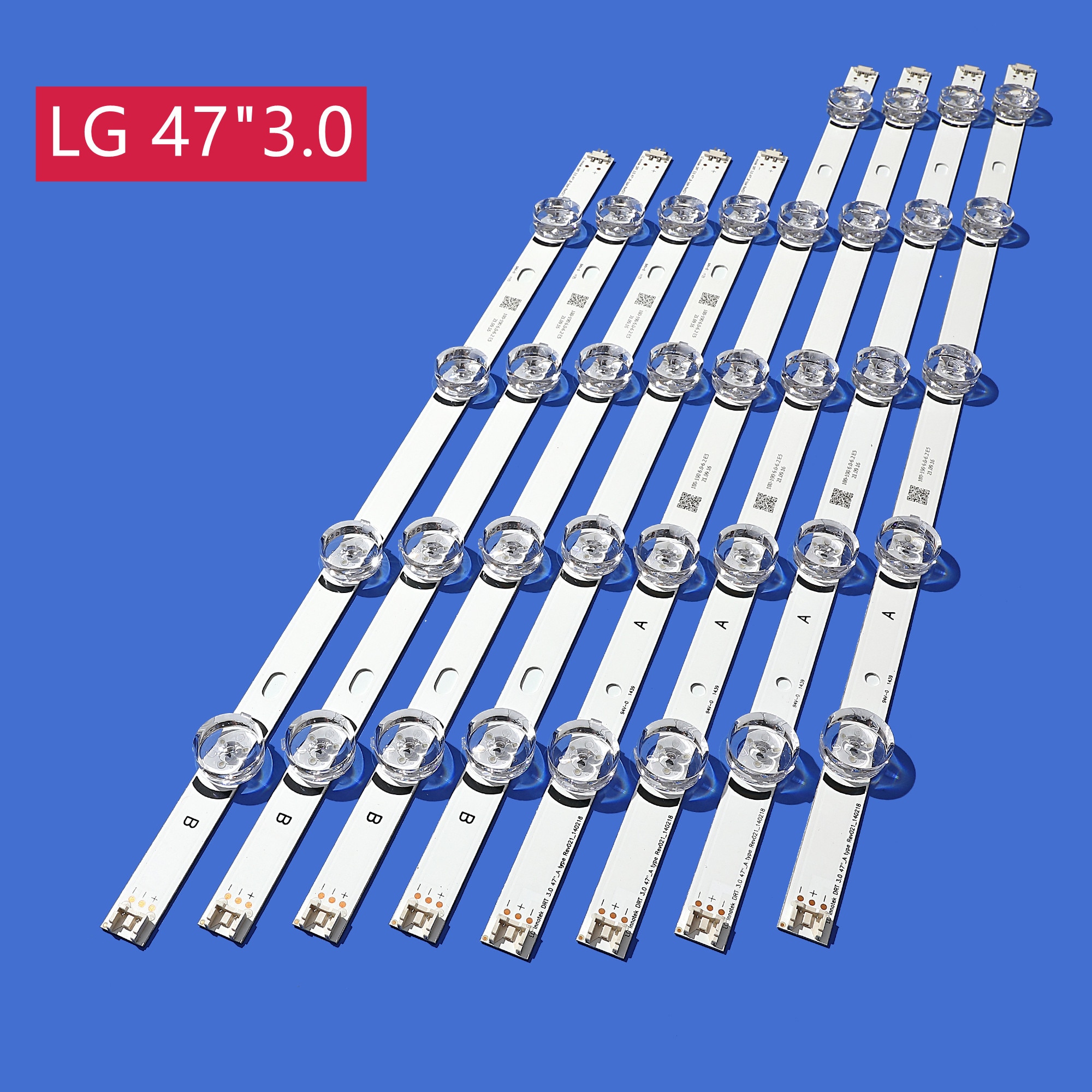 Original led-baggrundslysbånd til  lg 47 &quot; tv innotek drt 3.0 47 &quot; 47 lb 6300 47 gb 6500 47 lb 652v 47 lb 650v lc470 duh 47 lb 5610