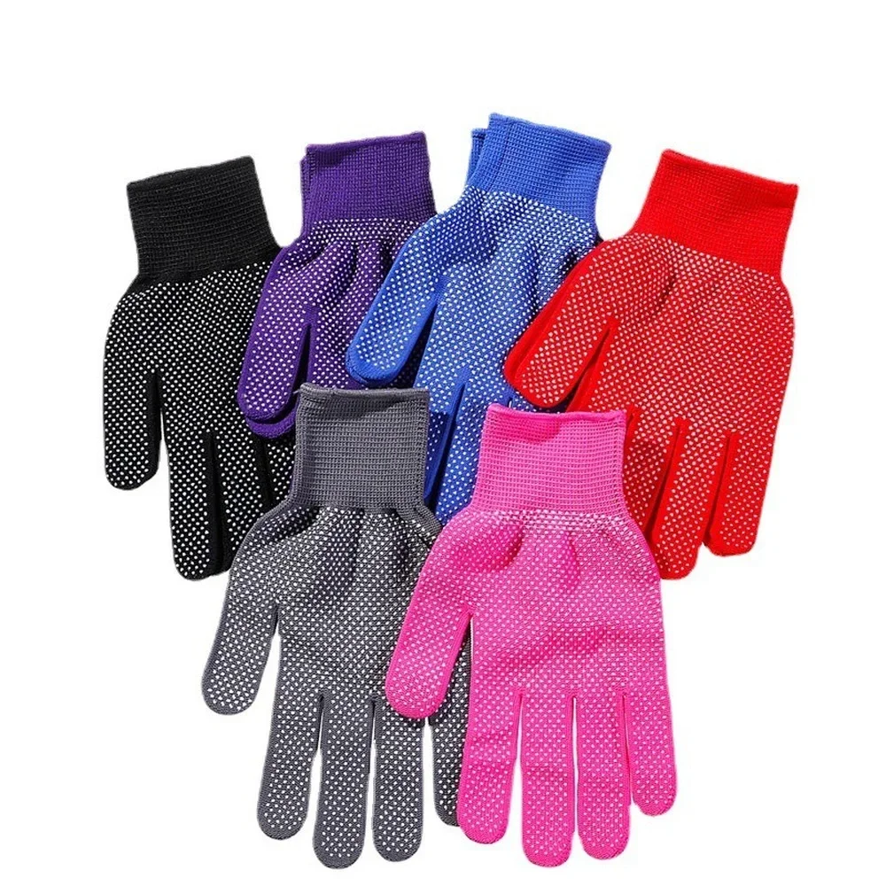 1 Paar Haar glätter Dauerwelle Curling Friseur hitze beständige Finger handschuh Haars tyling Werkzeuge hitze beständige Schutz handschuhe