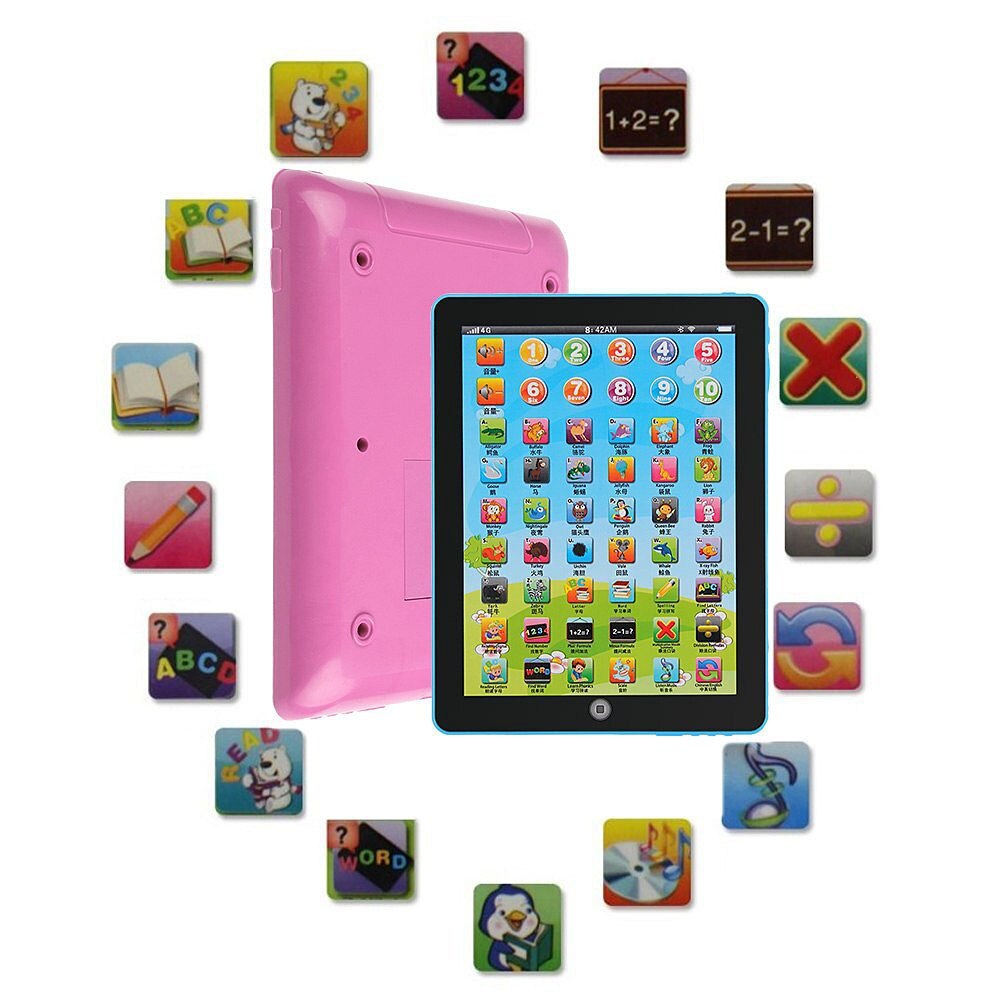 Mini Engels Kind Touch Ipad/Computer Leren Onderwijs Machine/Kids Baby Speelgoed/Educatief Taal Studie Tafel kids Ipad