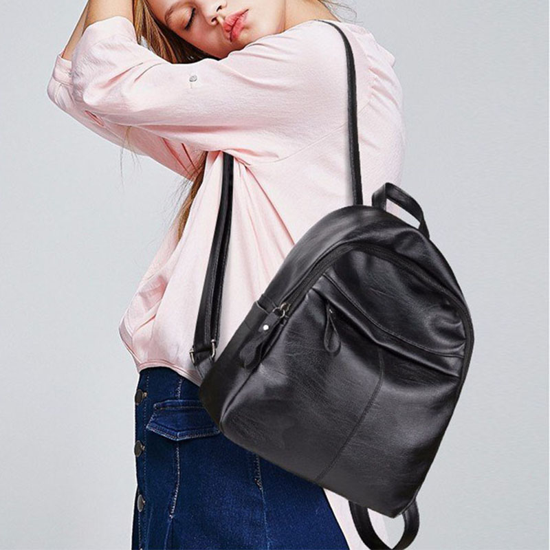Sac D'école Japonais En Cuir PU - Grand Format, Imperméable, Bandoulière - Pour Lycéens/étudiants