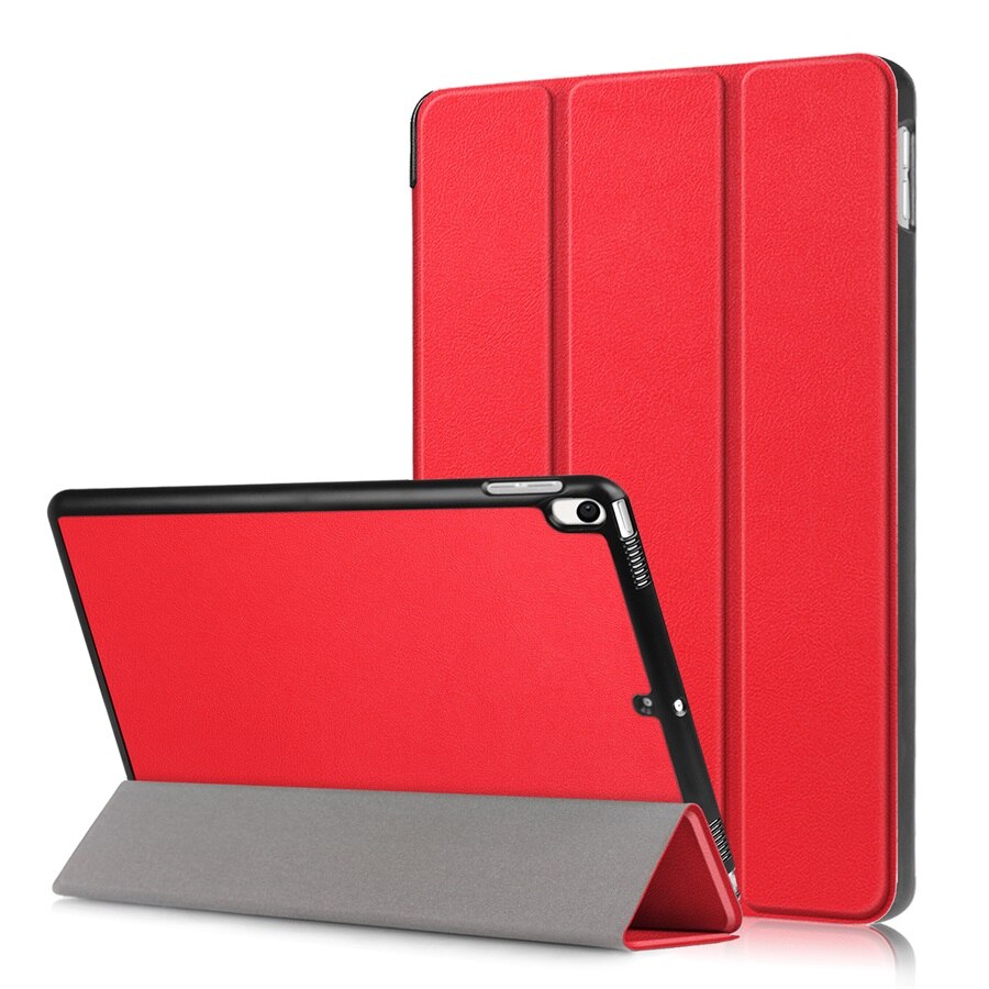 Case for iPad Air 10.5 inch (3rd Gen) Cover, Ultra Slim Standing Protective Shell with Auto Wake/Sleep for iPad Air 3 Case: Red