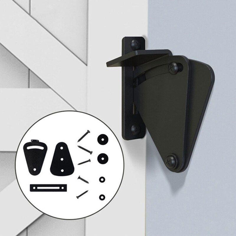 Barn Door Latch Metal Sliding Door Privacy Latch Lock for Wooden Pocket Door