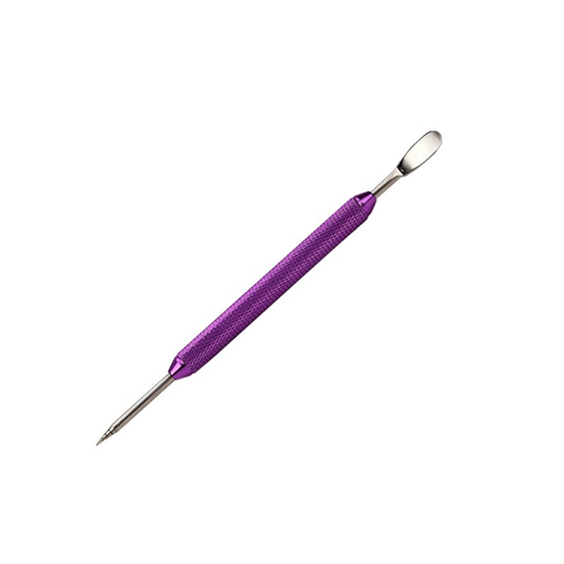 1Pcs Stainless Steel Coffee Latte Foam Spatula Coffeeware DIY Coffee Art Carved Needle Tool Barista Tool Coffe Bar Supplies: purple