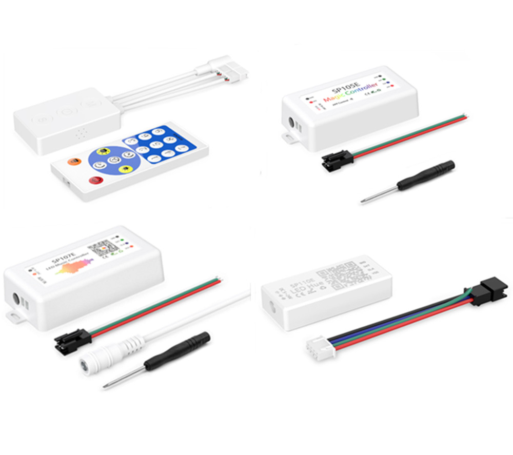WS2812B Led Strip Licht Controller Blue Tooth SP105E SP110E Wifi SP108E SP511E Muziek SP107E SP601E WS2811 SK6812 Lichten DC5V-24V