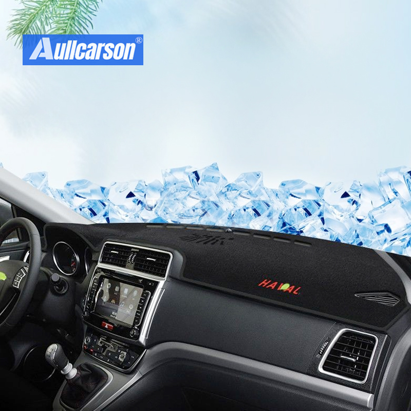 Para Haval M6 2024 2025 alfombrilla antideslizante cubierta de tablero almohadilla parasol Dashmat proteger alfombra accesorios de coche: Naranja