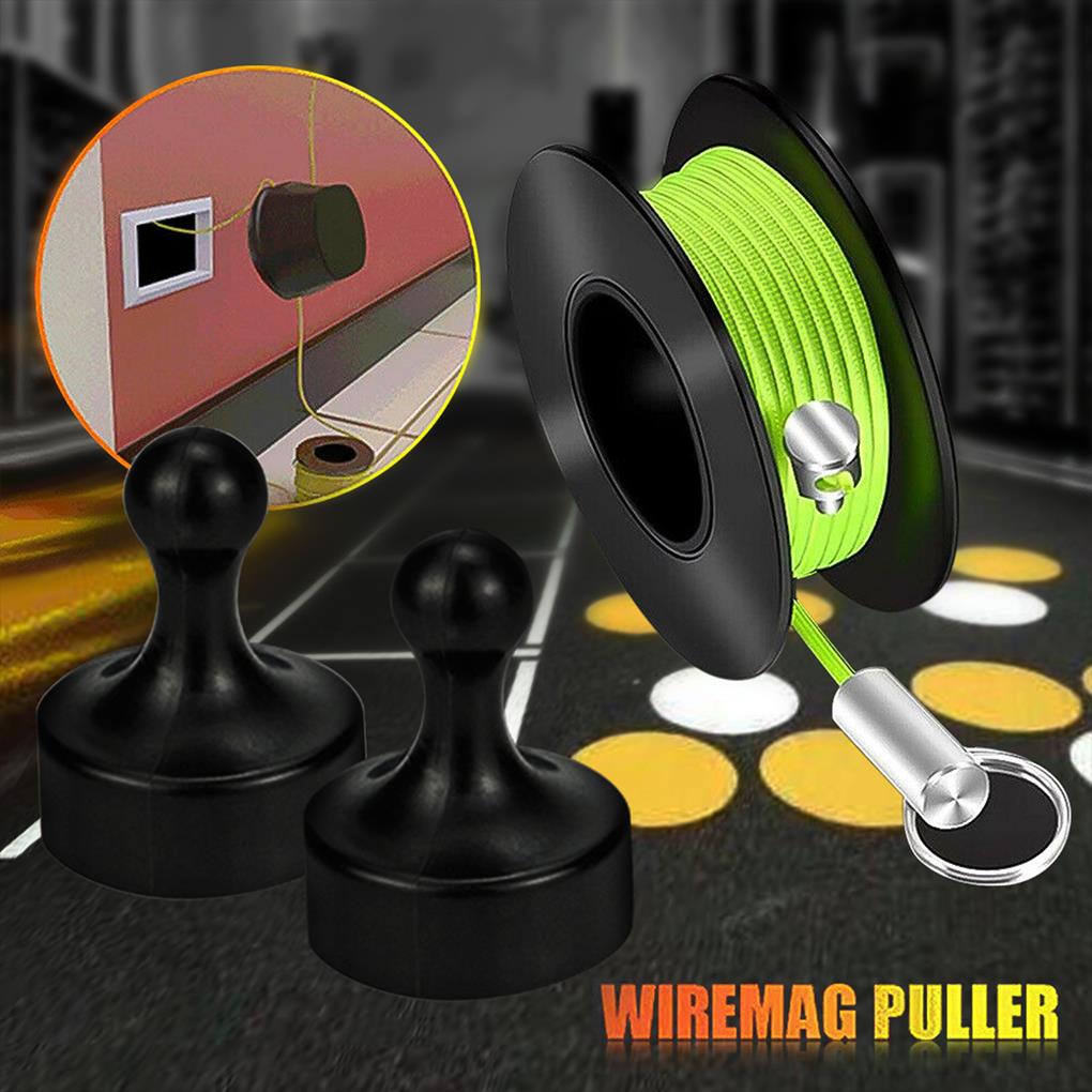 magnetyczny Threader profesjonalny pstryknąć drut wioślarz przewodnik kabel bieganie urządzenie wioślarz urządzenie Магнит pstryknąć Wireman akcesorium