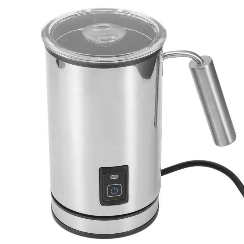 500W elektryczny spieniacz mleka ze stali nierdzewnej śmietanka robić kawy spienianie Foarmer dla Latte gorąca czekolada podgrzewacz robić mleka dom przyrząd kuchenny