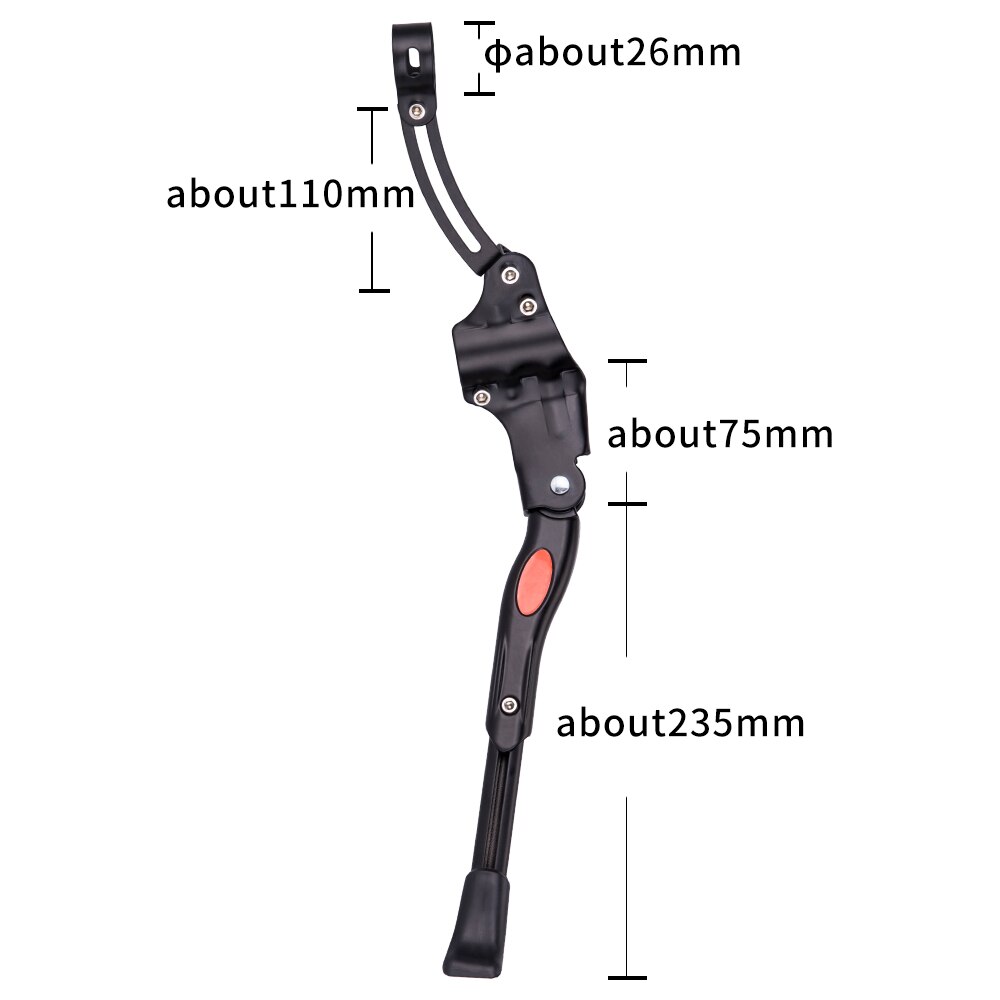 ZTTO MTB Road Bicycle Kick Stand Kickstand Aluminum Adjustable Parking Rack Mountain Bike Support Side Kick Stand Foot
