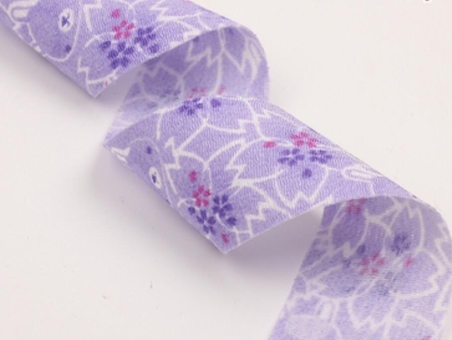 Handgemaakte ambachtelijke patchwork japanse wind retro crêpe katoenen kimono lint 4cm*92cm patch naaien tilda doek