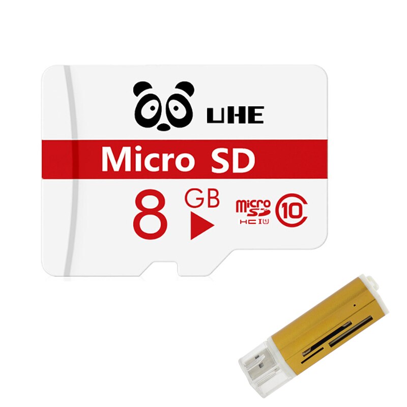 Hoge Qualiy Microsd Sd 32 Gb Geheugenkaart 64 Gb Tf Kaarten 4 Gb 8 Gb 16 Gb Flash Cartao de Memoia Microsd Met Kaartlezer Mini: 8GB