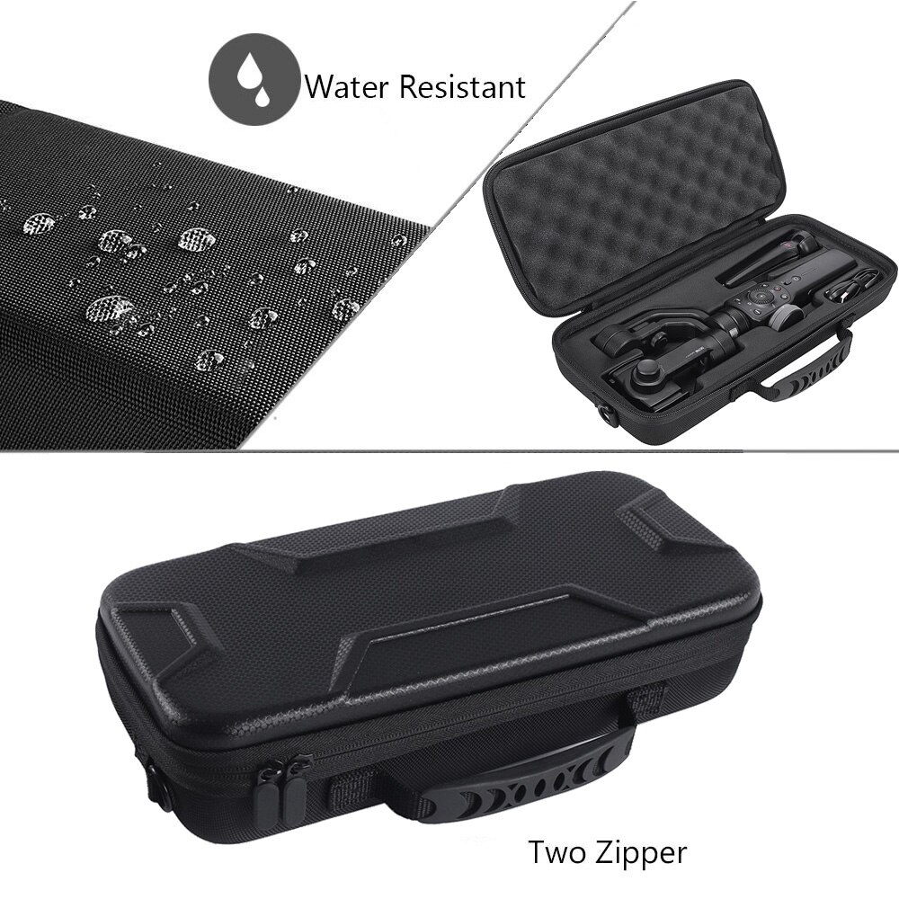 ¡Novedad de ! Caja rígida de PU, estuche de viaje para Zhiyun Smooth 4, estabilizador de cardán de mano, espacio Extra para accesorios