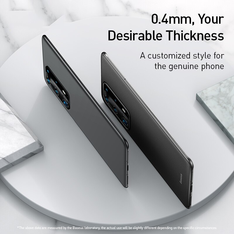 Baseus ultra Sottile Cassa Del Telefono per Huawei P40 pro più P40 Caso Coque Opaca Trasparente Della Copertura Posteriore Antiurto per Huawei P 40 pro Fundas