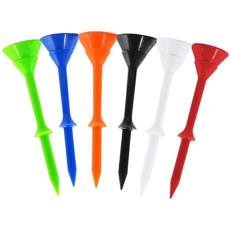 Camisetas de Golf de plástico de Copa grande, accesorio irrompible de 83mm, mejora de 50 piezas, 3 1/4 pulgadas, Reduce la fricción, para práctica de Golf