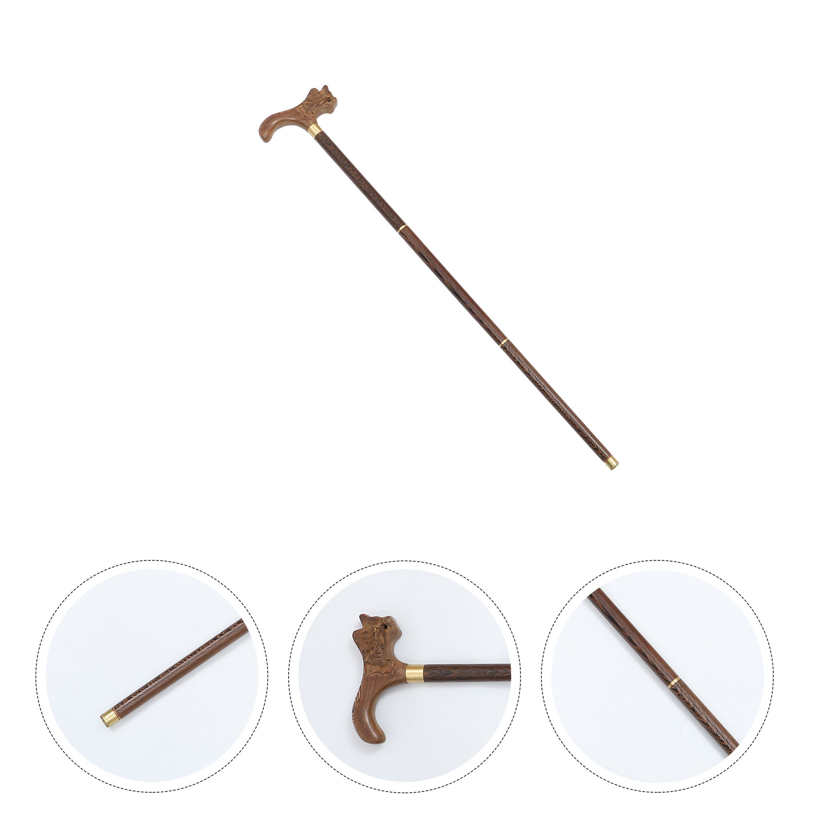 Detachable Travel Walking Stick Pole Anti-skid Walking Pole for Elderly