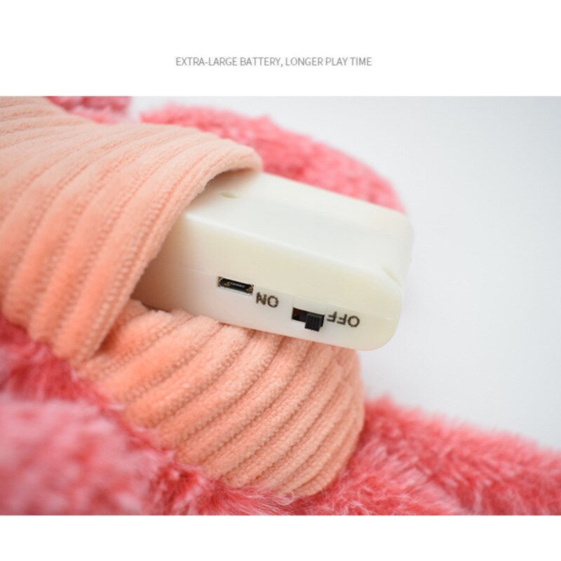 Kawaiii morze małpa pluszowe zabawki miękkie krewetki elektryczne wypchane lalki kreskówkowe zwierzęta morskie pluszowa lalka prezenty dla dzieci