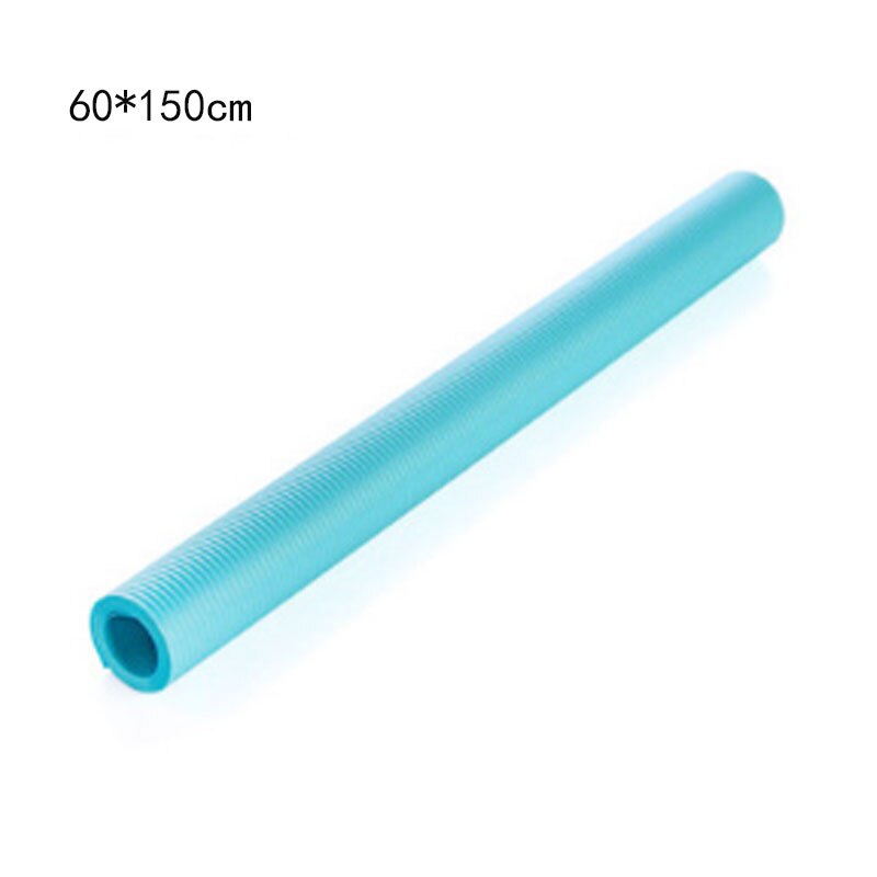 Washable Shelf Liners Cabinet Drawer Non-Slip Shelf Liner EVA Oil-proof Refrigerator Mat Cupboard Pad For Kitchen Cabinet Liner: 150x60cm blue
