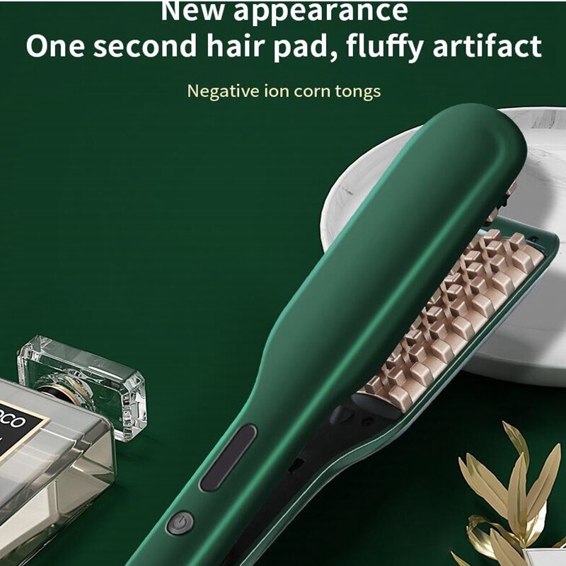 Piastra per capelli volumizzante piastra per capelli volume duraturo piegatore onde spazzole per mais strumenti per lo messa in piega di bellezza