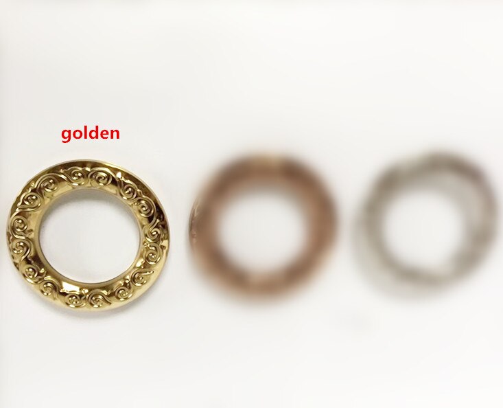 304 rvs ring decoratief patroon enkele ring deur en raam decoratie accessoires balkon hek accessoires: golden