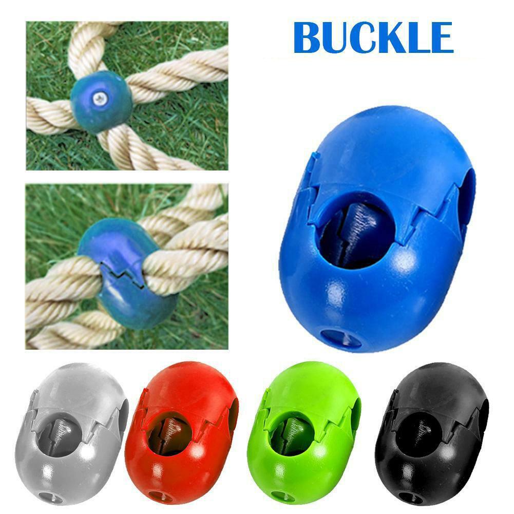 5Pcs Kids Climbing Rope Connectors Plastic Buckle Connector Outdoor Swing Accessories Climbing Rope Accessories