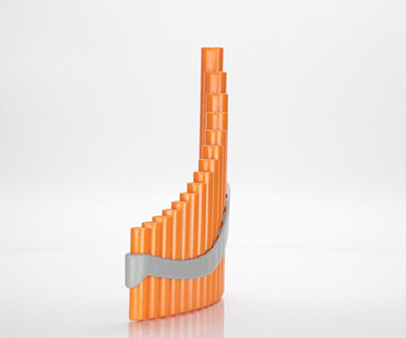 PanFlute-Instrumento de viento de 15 tubos ABS, Flauta de Pan hecha a mano, 15 tubos